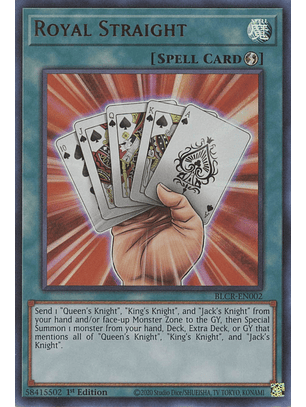 Royal Straight - BLCR-EN002 - Ultra Rare