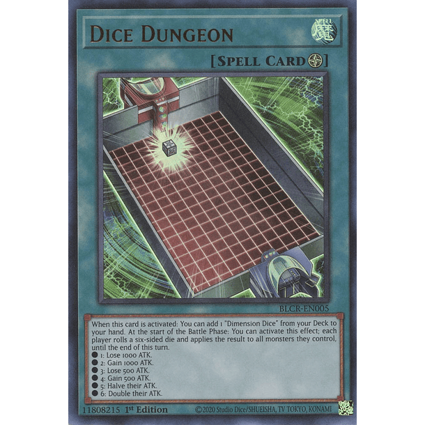 Dice Dungeon - BLCR-EN005 - Ultra Rare
