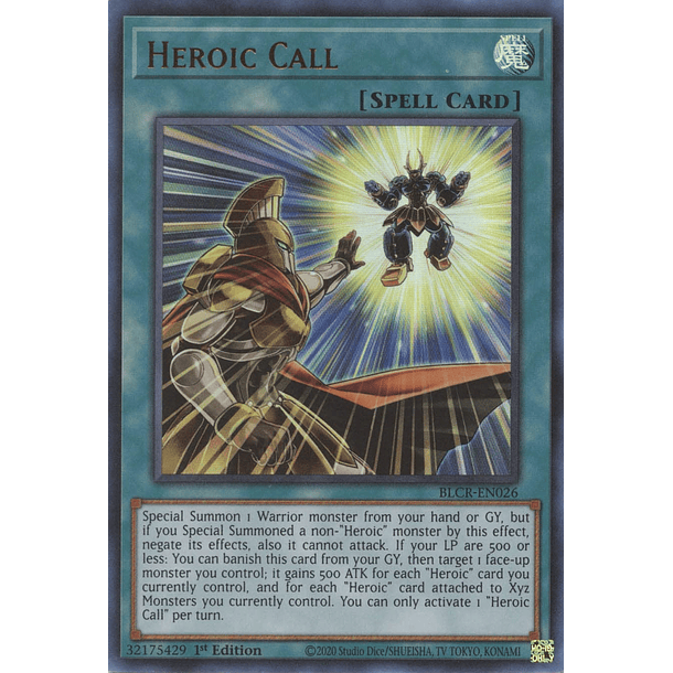 Heroic Call - BLCR-EN026 - Ultra Rare