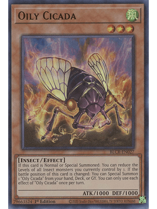 Oily Cicada - BLCR-EN027 - Ultra Rare