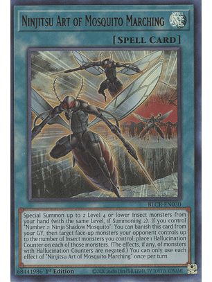 Ninjitsu Art of Mosquito Marching - BLCR-EN030 - Ultra Rare