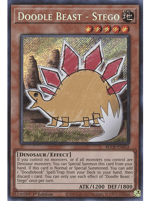Doodle Beast - Stego - BLCR-EN032 - Secret Rare