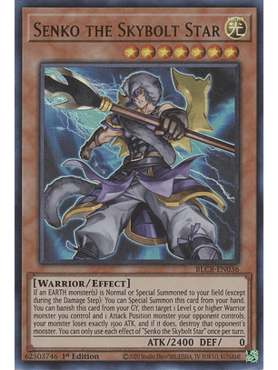 Senko the Skybolt Star - BLCR-EN036 - Ultra Rare