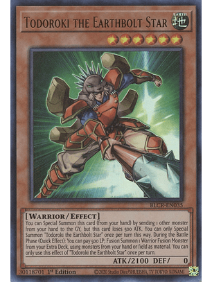 Todoroki the Earthbolt Star - BLCR-EN035 - Ultra Rare