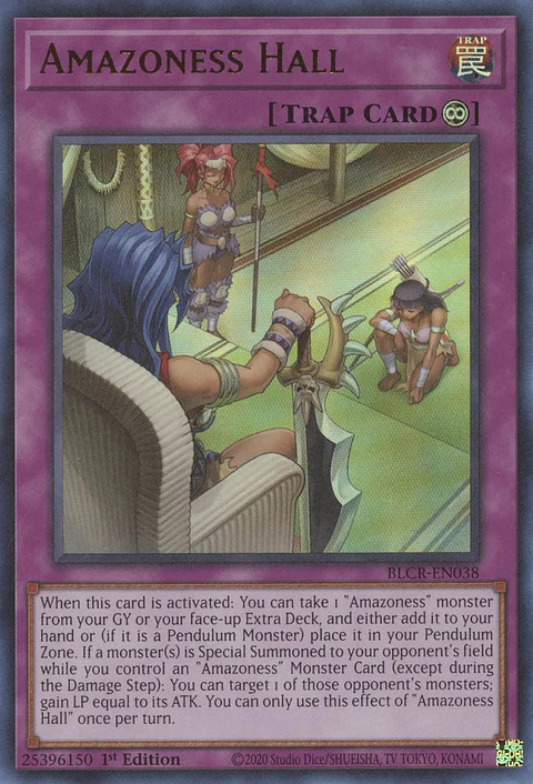 Amazoness Hall - BLCR-EN038 - Ultra Rare