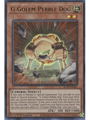 G Golem Pebble Dog - BLCR-EN041 - Ultra Rare