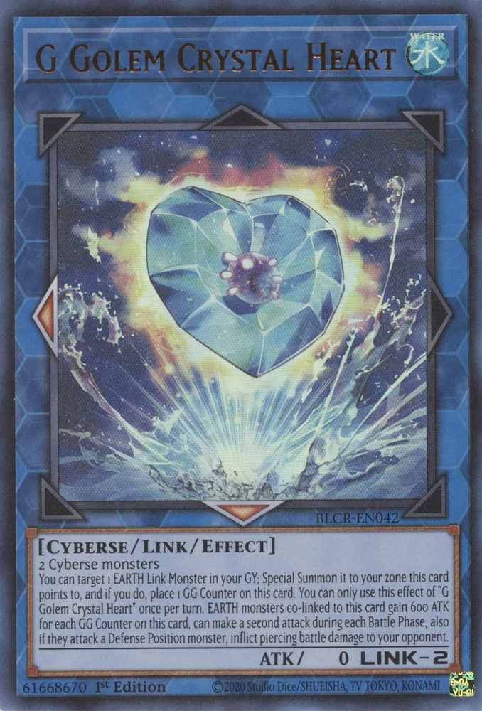 G Golem Crystal Heart - BLCR-EN042 - Ultra Rare 1