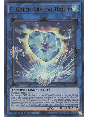 G Golem Crystal Heart - BLCR-EN042 - Ultra Rare
