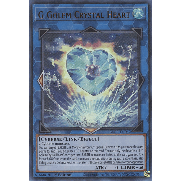 G Golem Crystal Heart - BLCR-EN042 - Ultra Rare