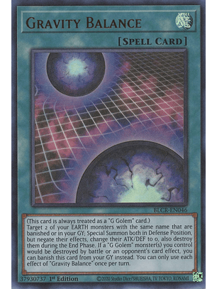 Gravity Balance - BLCR-EN046 - Ultra Rare