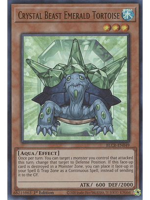 Crystal Beast Emerald Tortoise - BLCR-EN049 - Ultra Rare