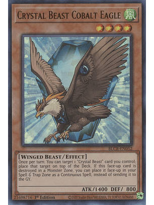 Crystal Beast Cobalt Eagle - BLCR-EN052 - Ultra Rare