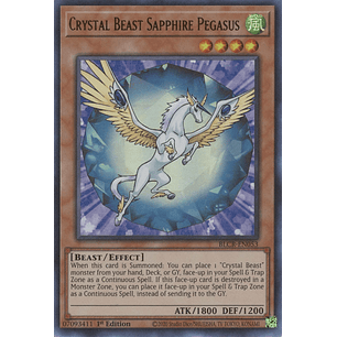 Crystal Beast Sapphire Pegasus - BLCR-EN053 - Ultra Rare