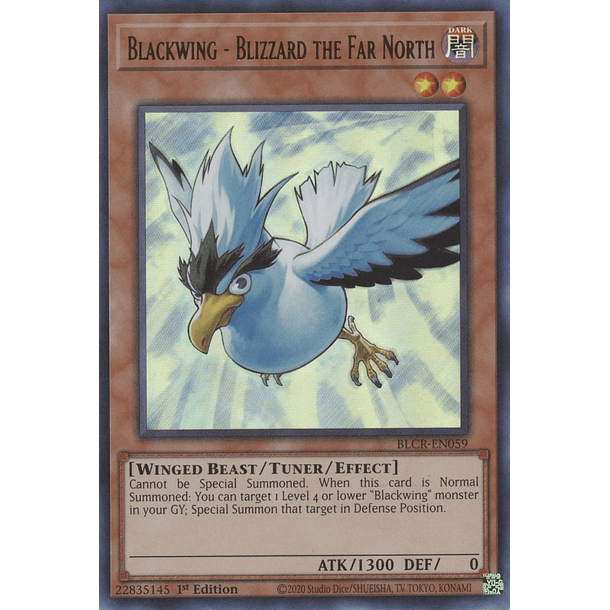 Blackwing - Blizzard the Far North - BLCR-EN059 - Ultra Rare