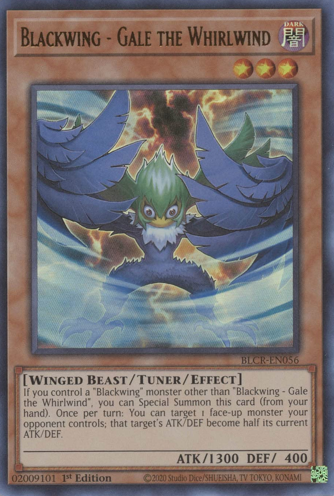 Blackwing - Gale the Whirlwind - BLCR-EN056 - Ultra Rare 1