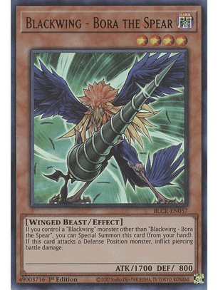 Blackwing - Bora the Spear - BLCR-EN057 - Ultra Rare