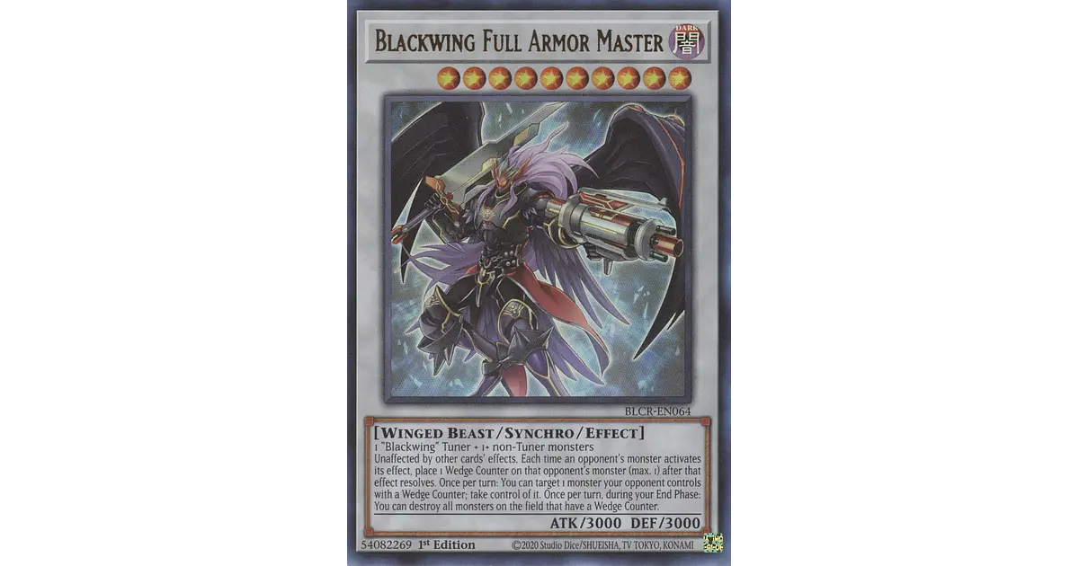 Blackwing Full Armor Master - BLCR-EN064 - Ultra Rare