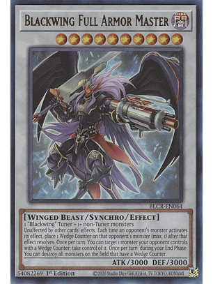 Blackwing Full Armor Master - BLCR-EN064 - Ultra Rare