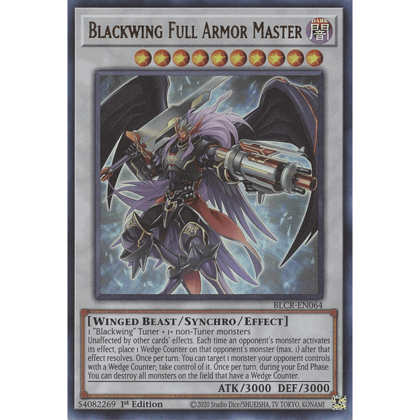 Blackwing Full Armor Master - BLCR-EN064 - Ultra Rare