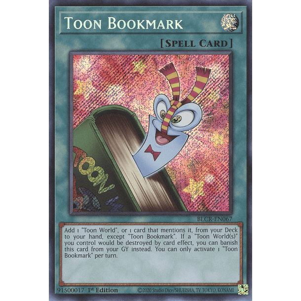 Toon Bookmark - BLCR-EN067 - Secret rare 