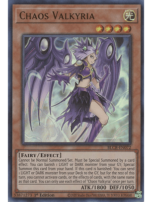 Chaos Valkyria - BLCR-EN072 - Ultra Rare