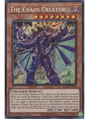 The Chaos Creator - BLCR-EN070 - Secret Rare