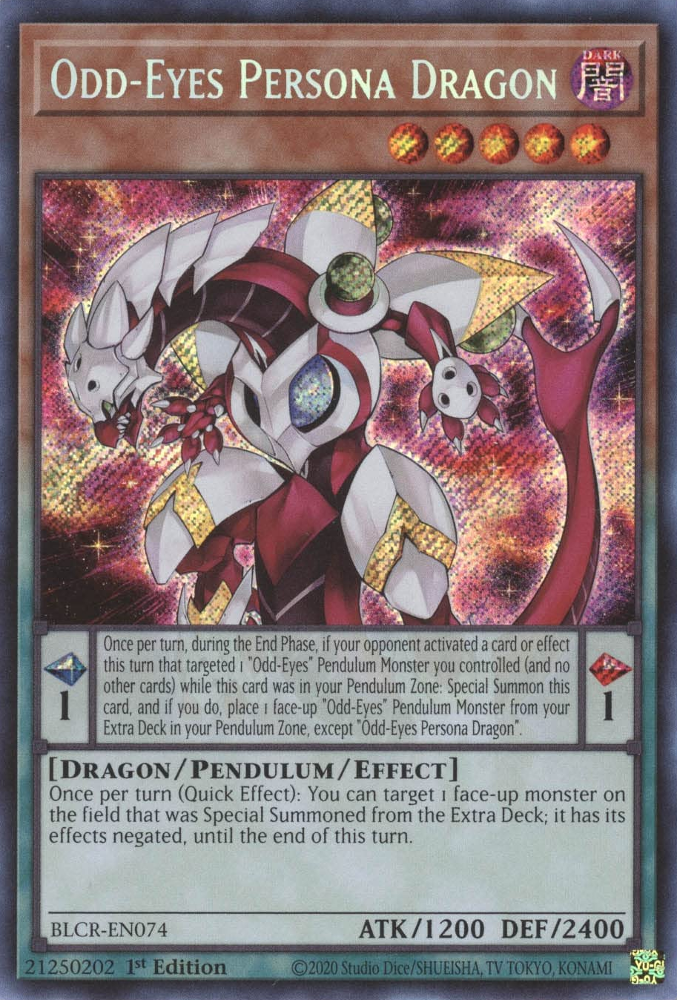 Odd-Eyes Persona Dragon - BLCR-EN074 - Secret Rare 1