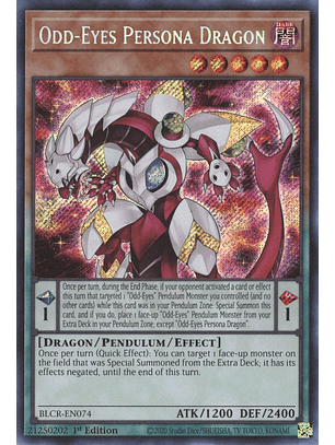 Odd-Eyes Persona Dragon - BLCR-EN074 - Secret Rare
