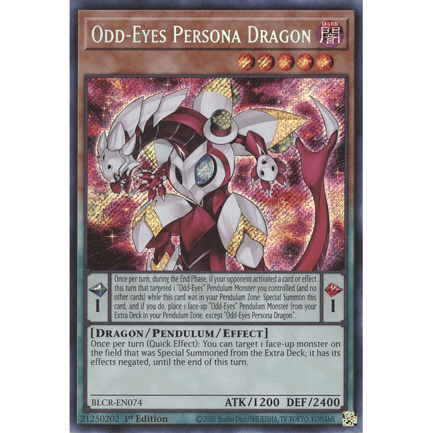 Odd-Eyes Persona Dragon - BLCR-EN074 - Secret Rare