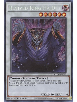 Revived King Ha Des - BLCR-EN082 - Secret Rare