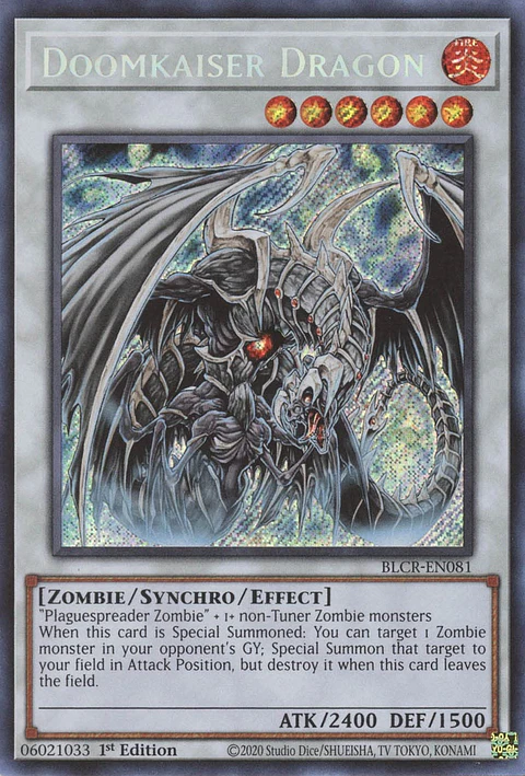 Doomkaiser Dragon - BLCR-EN081 - Secret Rare 