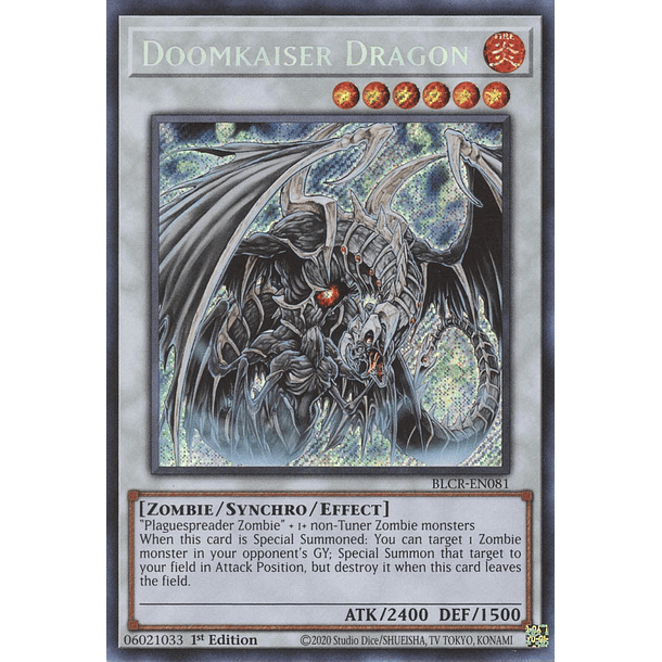 Doomkaiser Dragon - BLCR-EN081 - Secret Rare 