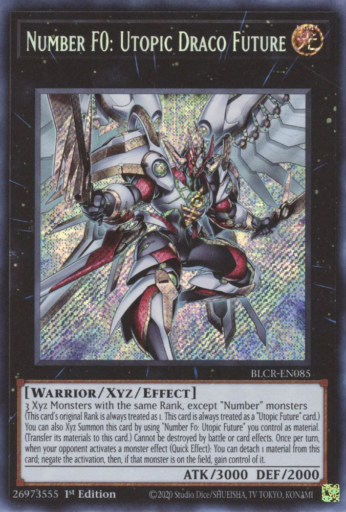 Number F0: Utopic Draco Future - BLCR-EN085 - Secret Rare 1