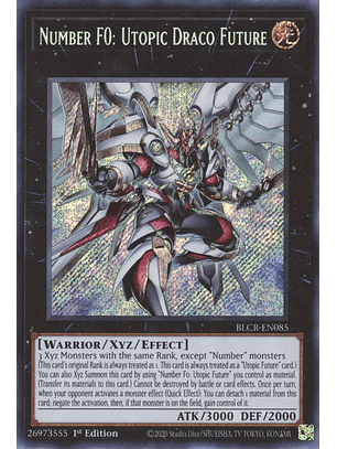 Number F0: Utopic Draco Future - BLCR-EN085 - Secret Rare