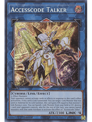 Accesscode Talker - BLCR-EN093 - Secret Rare