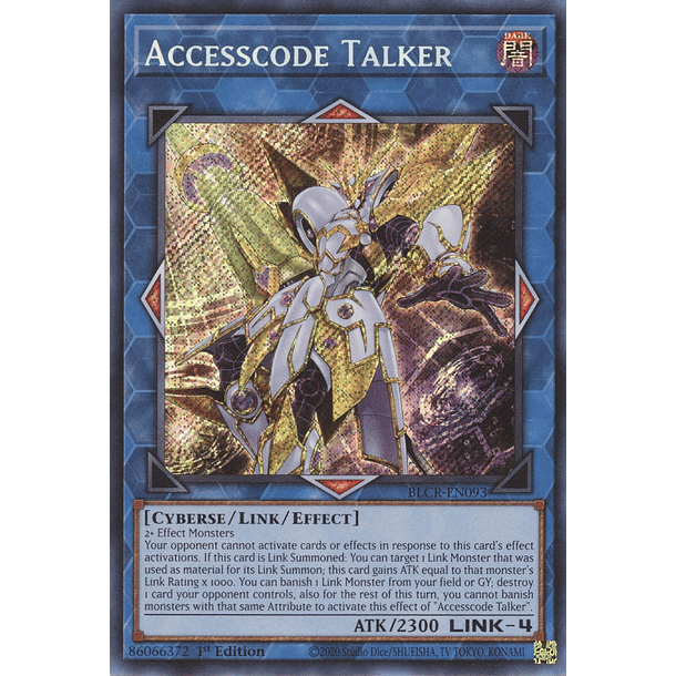 Accesscode Talker - BLCR-EN093 - Secret Rare