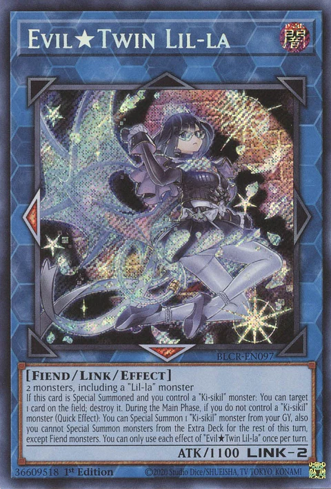 Evil★Twin Lil-la - BLCR-EN097 - Secret Rare 