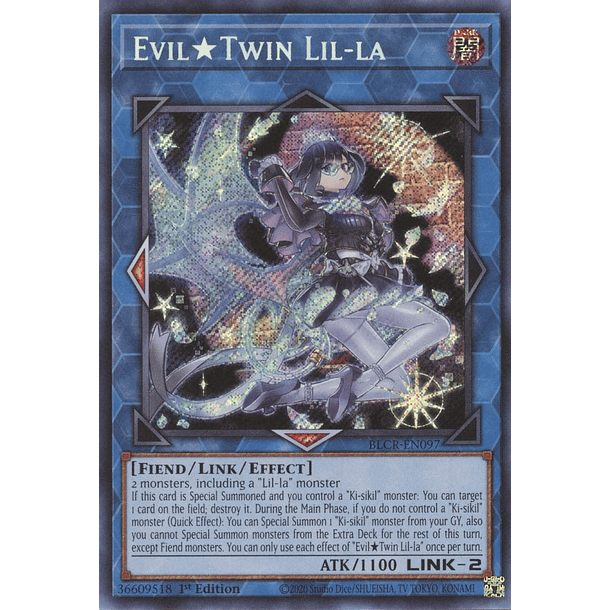 Evil★Twin Lil-la - BLCR-EN097 - Secret Rare 