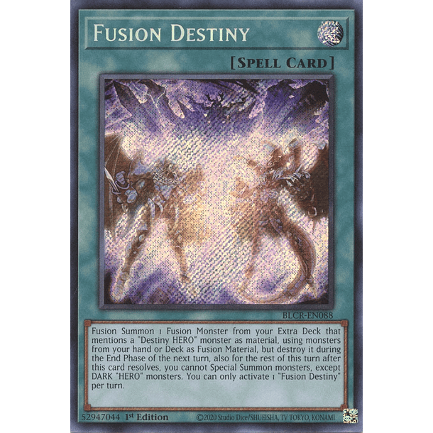 Fusion Destiny - BLCR-EN088 - Secret Rare