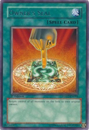 Owner's Seal - LODT-EN094 - Rare 1