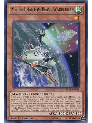 Mecha Phantom Beast Warbluran - MP14-EN075 - Rare