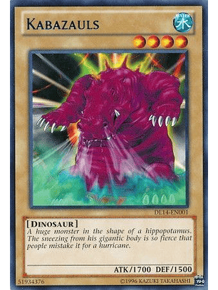 Kabazauls - DL14-EN001 - Rare (letras verdes)