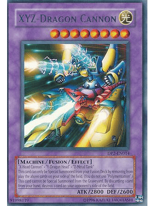XYZ-Dragon Cannon - DP2-EN014 - Rare