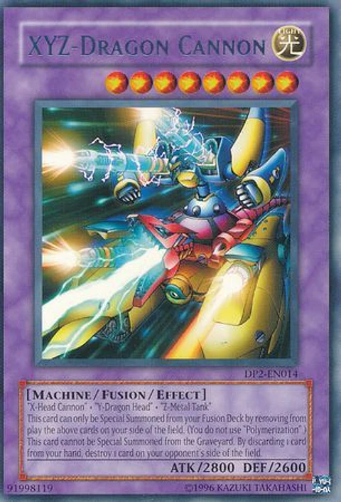 XYZ-Dragon Cannon - DP2-EN014 - Rare