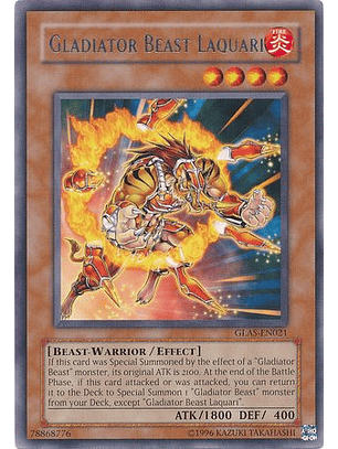 Gladiator Beast Laquari - GLAS-EN021 - Rare
