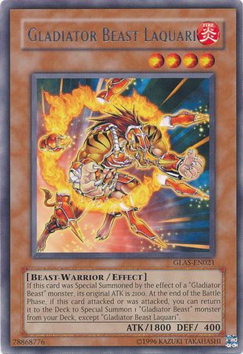 Gladiator Beast Laquari - GLAS-EN021 - Rare