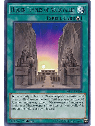 Hidden Temples of Necrovalley - MP14-EN230 - Rare