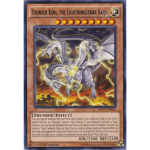 Thunder King, the Lightningstrike Kaiju - MP17-EN046 - Rare