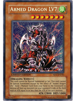 Armed Dragon LV7 - SD1-ENDE1 - Secret Rare