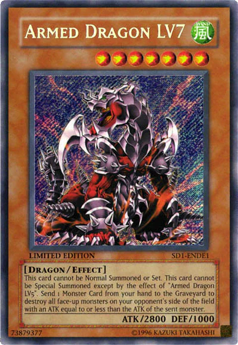 Armed Dragon LV7 - SD1-ENDE1 - Secret Rare